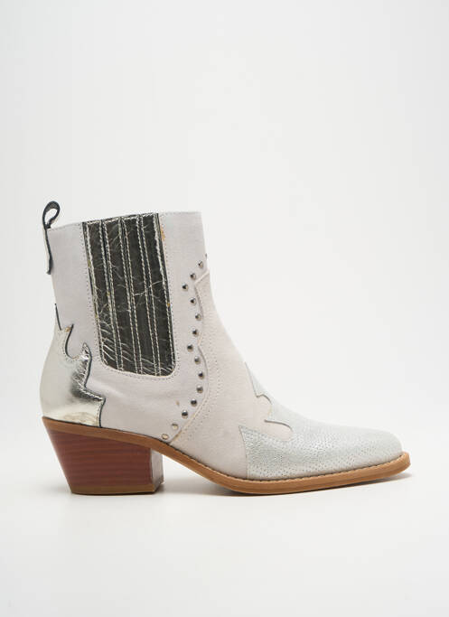 Botine/Ghete argintiu CASTA femeie