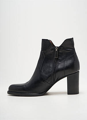 Botine/ghete material neted toc de 7 la 9 cm negru MURATTI femeie
