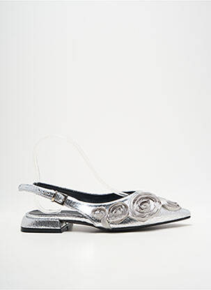 Sandale/Pantofi decupați argintiu MIMMU femeie