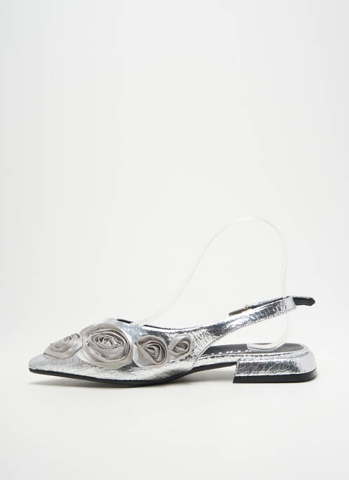 Sandale/Pantofi decupați argintiu MIMMU femeie