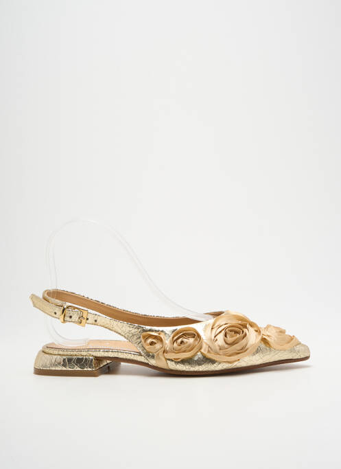 Sandale/Pantofi decupați auriu MIMMU femeie