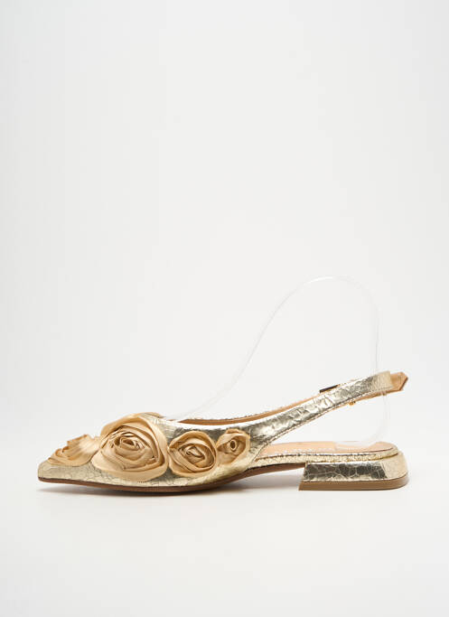 Sandale/Pantofi decupați auriu MIMMU femeie