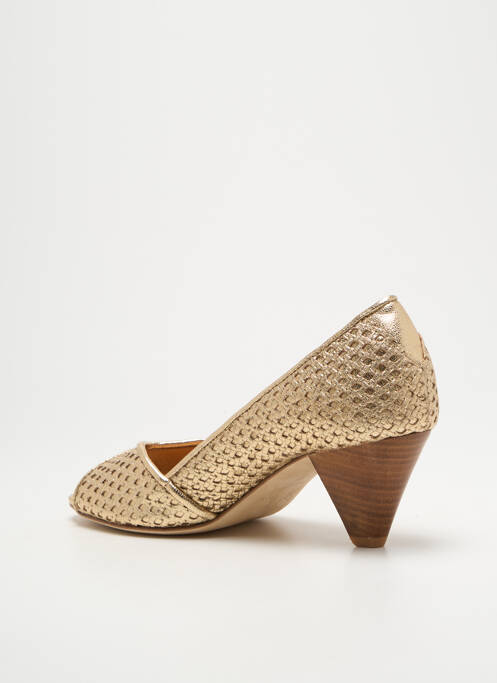 Pantofi cu toc auriu BY K... femeie