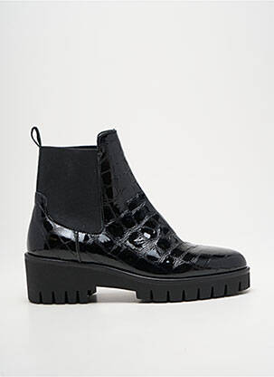 Botine/ghete material neted toc de 4 la 6 cm negru MYMA femeie