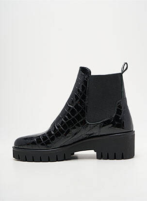 Botine/ghete material neted toc de 4 la 6 cm negru MYMA femeie