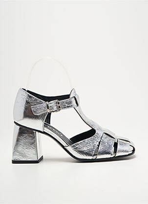 Sandale/Pantofi decupați argintiu MIMMU femeie
