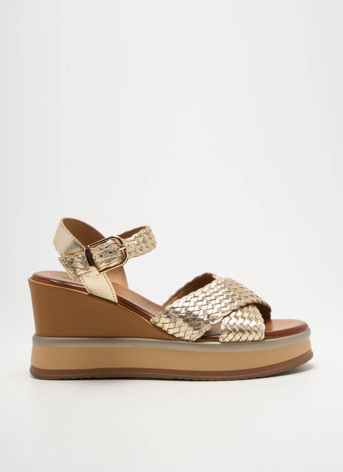 Sandale/Pantofi decupați auriu INUOVO femeie