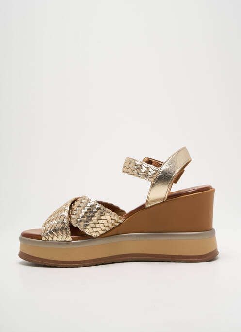 Sandale/Pantofi decupați auriu INUOVO femeie