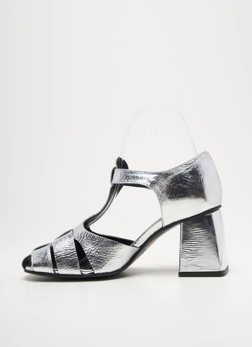 Sandale/Pantofi decupați argintiu MIMMU femeie