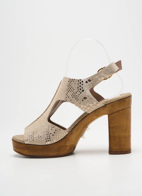 Sandale/Pantofi decupați auriu MYMA femeie