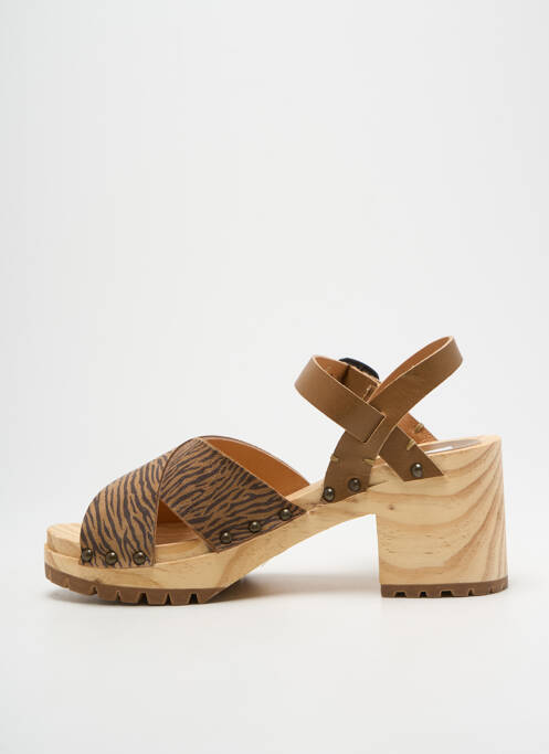 Sandale/Pantofi decupați maro MINKA DESIGN femeie