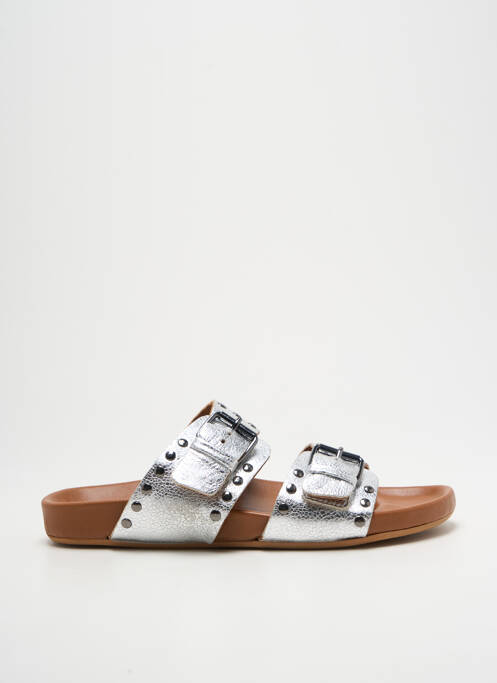 Mulete/Saboți argintiu ALIWELL femeie