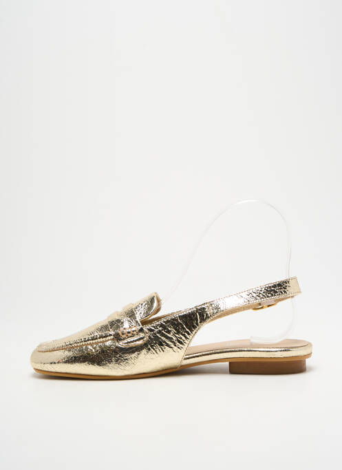 Sandale/Pantofi decupați auriu REQINS femeie