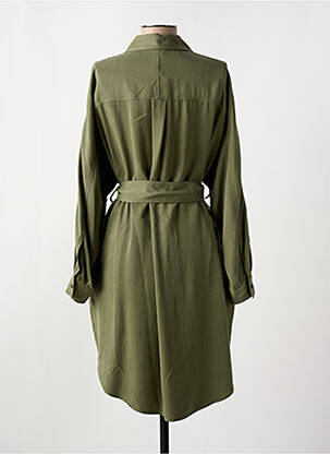 Rochie midi mâneci lungi mâneci lungi verde HUGO femeie