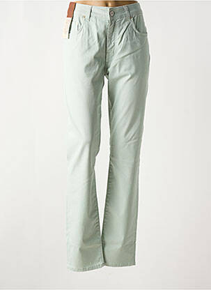 Pantalon drept verde DEVORE femeie