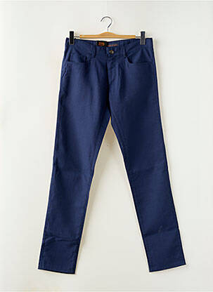 Pantalon drept croială dreaptă albastru TRUSSARDI JEANS bărbat