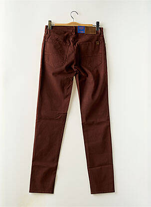 Pantalon drept croială dreaptă maro TRUSSARDI JEANS bărbat
