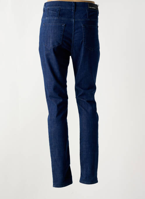 Blugi cu croială slim albastru KARL LAGERFELD femeie