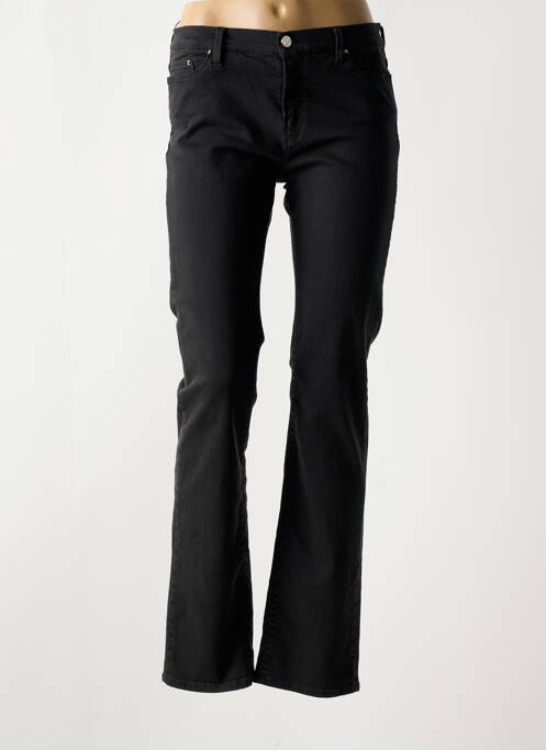 Pantalon drept negru KARL LAGERFELD femeie