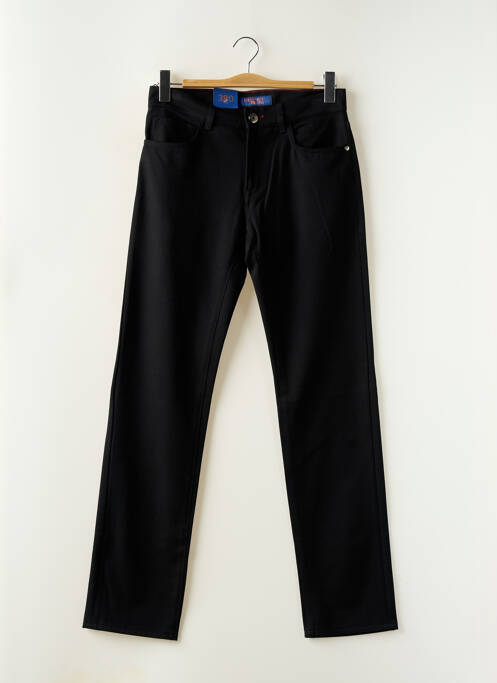 Pantalon drept negru TRUSSARDI JEANS bărbat