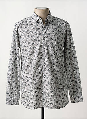 Cămașă cu mâneci lungi gri KARL LAGERFELD bărbat