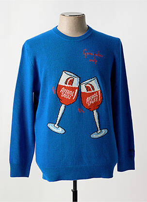 Pulover albastru MC2 SAINT BARTH bărbat