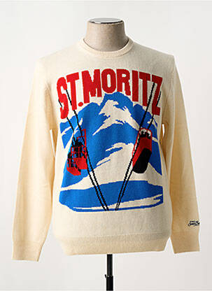 Pulover bej MC2 SAINT BARTH bărbat