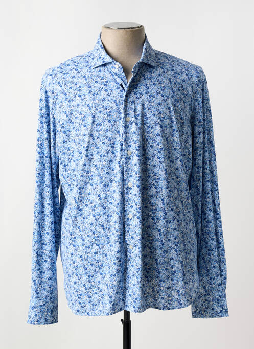 Cămașă cu mâneci lungi croială cambrată albastru ORIAN homme