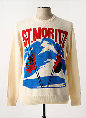 Pulover bej MC2 SAINT BARTH bărbat