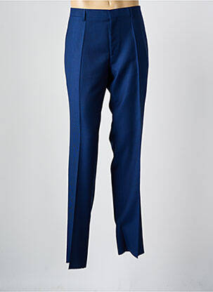 Pantalon drept țesătură poplin mărime normală albastru HUGO BOSS bărbat