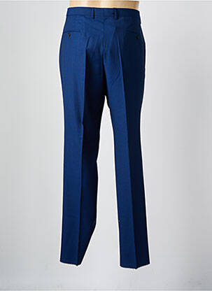 Pantalon drept țesătură poplin mărime normală albastru HUGO BOSS bărbat