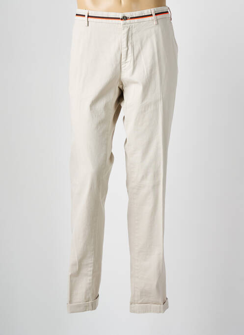 Pantalon chino elasticitate mărime normală bej MASON'S homme