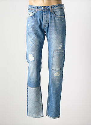 Blugi cu croială dreaptă albastru HUGO BOSS bărbat