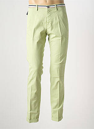 Pantalon chino elasticitate mărime normală verde MASON'S bărbat