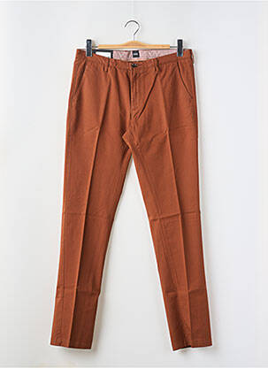 Pantalon chino țesătură poplin mărime normală portocaliu deschis HUGO BOSS bărbat