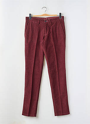 Pantalon chino închidere cu fermoar sub clapetă cu nasturi mărime normală roșu TRUSSARDI JEANS femeie