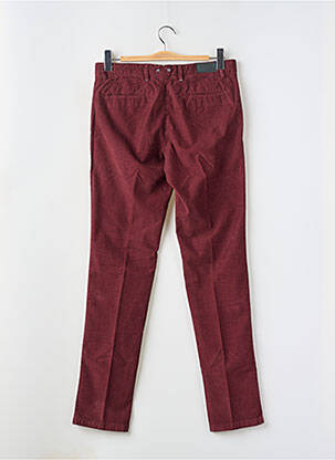 Pantalon chino închidere cu fermoar sub clapetă cu nasturi mărime normală roșu TRUSSARDI JEANS femeie