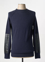 Pulover guler rotund mâneci lungi albastru HUGO BOSS homme