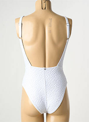 Costum de baie dintr-o singură piesă top sutien modelat top sutien modelat alb LPB femeie