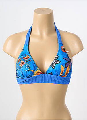 Sutien de costum de baie albastru LPB femeie