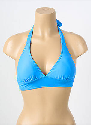 Sutien de costum de baie top triunghiuri top triunghiuri albastru LPB femeie