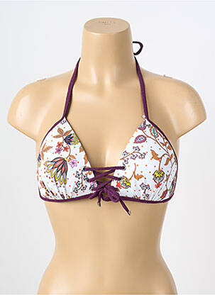 Sutien de costum de baie alb LPB femeie