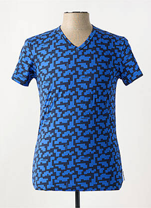 Tricou albastru BIKKEMBERGS bărbat