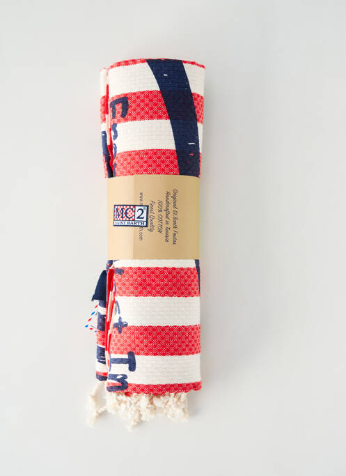 Prosop de plajă roșu MC2 SAINT BARTH femeie