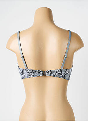 Sutien de costum de baie elasticitate top bentiță negru LPB femeie