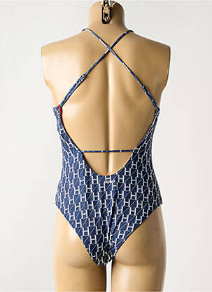 Costum de baie dintr-o singură piesă imprimeu fantezie top triunghiuri albastru HUGO BOSS femeie