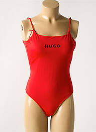 Costum de baie dintr-o singură piesă elasticitate top sutien modelat roșu HUGO BOSS femme