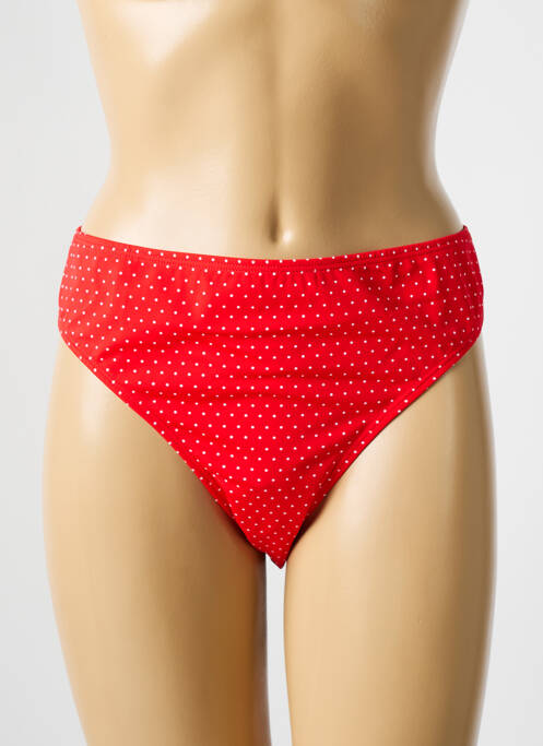 Chiloți de baie roșu CURVY KATE femeie