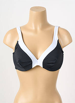 Sutien de costum de baie bretele elastice reglabile negru DEIDAD femeie