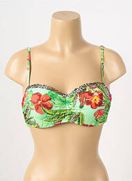 Sutien de costum de baie top bentiță top bentiță verde DEIDAD femeie